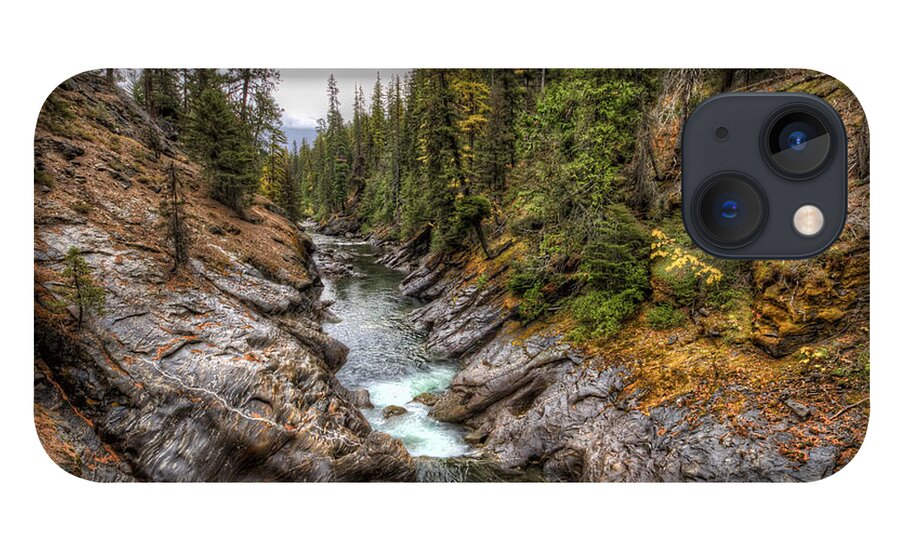 Hdr iPhone 13 Case featuring the photograph Icicle Gorge by Brad Granger