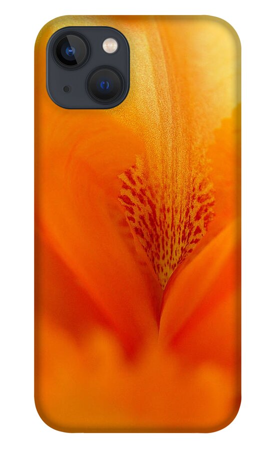 By Jana Russon iPhone 13 Case featuring the photograph Inner Iris 3 of 4 by Jana Russon