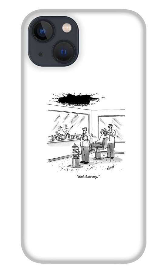 Inside Of A Barbershop There Is A Hole iPhone 13 Case