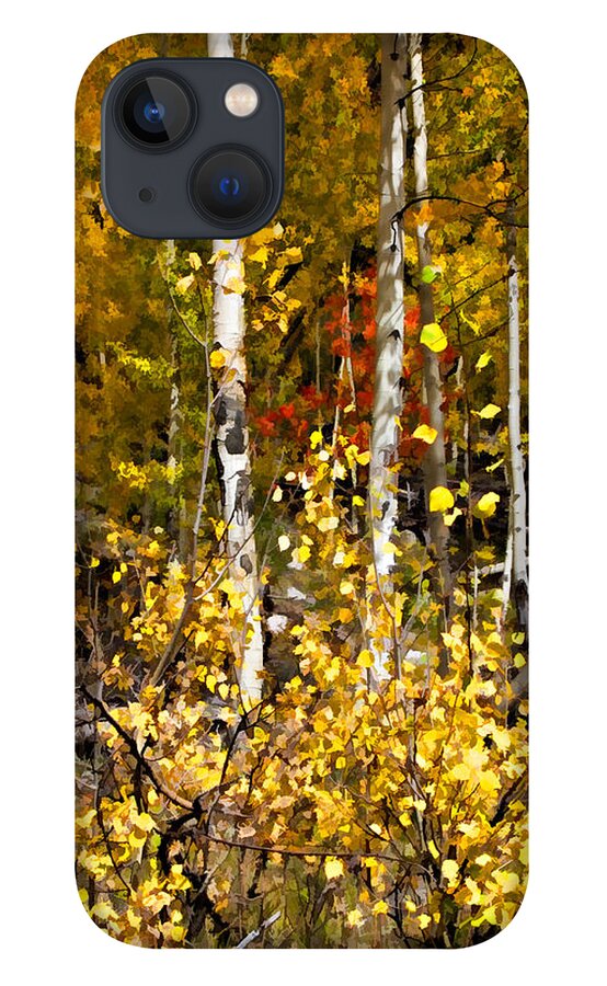 Autumn iPhone 13 Case featuring the digital art Into Autumn by Lana Trussell