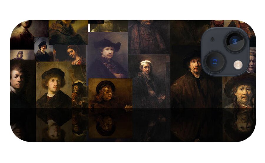 Rembrandt Harmenszoon Van Rijn iPhone 13 Case featuring the painting Into The Night by David Bridburg