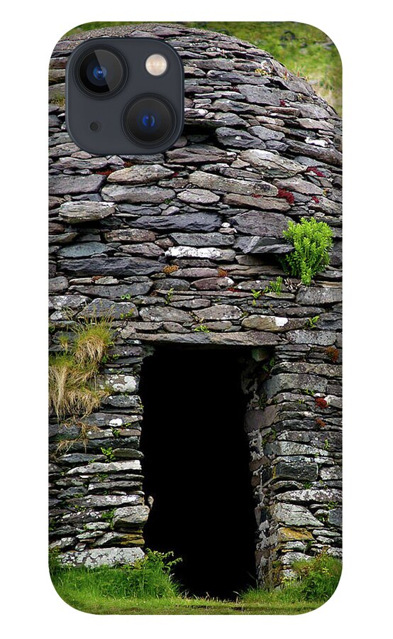 Beehive House iPhone 13 Case featuring the photograph Irish Beehive House by Patricia Griffin Brett