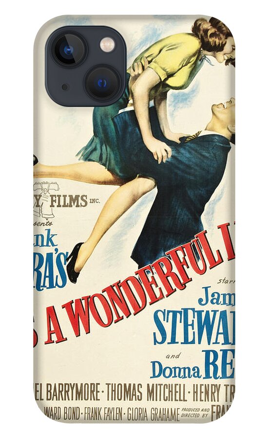 Its A Wonderful Life iPhone 13 Case featuring the digital art It's a Wonderful Life by Georgia Fowler