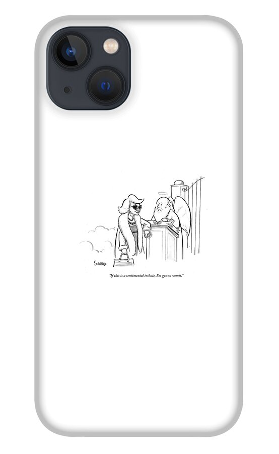 Joan Rivers At The Gates Of Heaven iPhone 13 Case