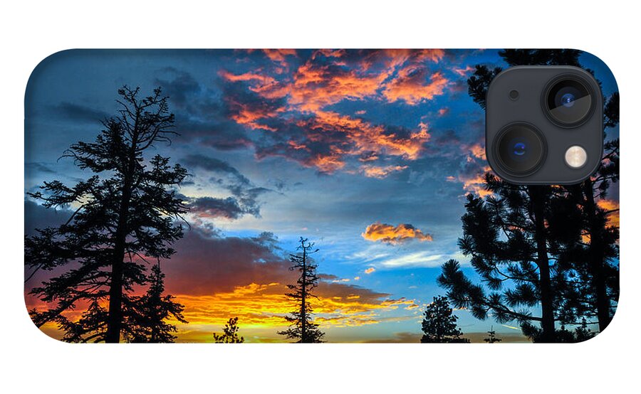 Sunset iPhone 13 Case featuring the photograph July 14 2014 Lake Tahoe Sunset - Nevada by Bruce Friedman