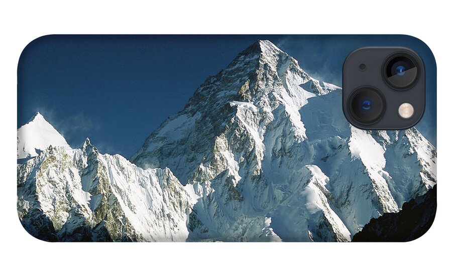 00260216 iPhone 13 Case featuring the photograph K2 At Dawn by Colin Monteath