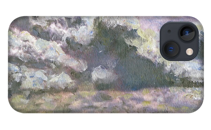 Clouds iPhone 13 Case featuring the painting LA Equivalent by Randy Sprout