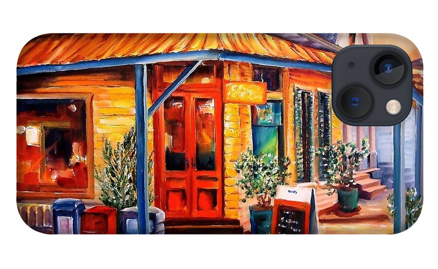 New Orleans iPhone 13 Case featuring the painting La Peniche in New Orleans by Diane Millsap