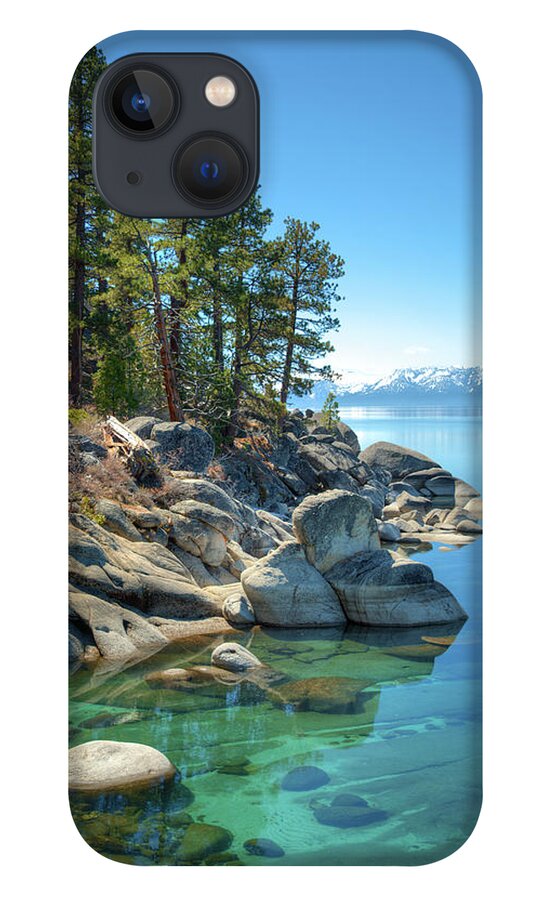 Scenics iPhone 13 Case featuring the photograph Lake Tahoe, The Rugged North Shore by Ed Freeman
