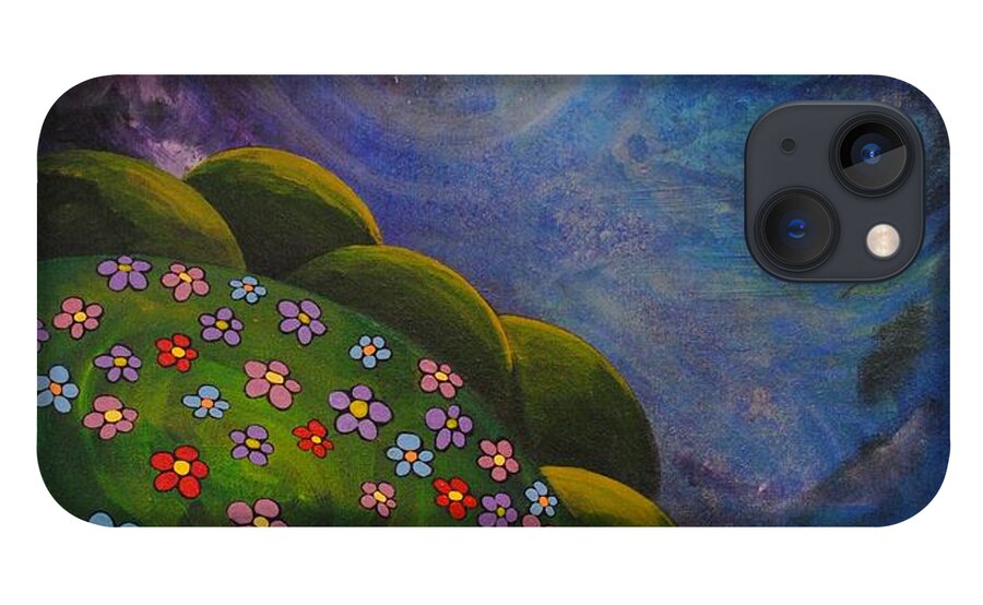 Landscape iPhone 13 Case featuring the painting Landscape by Mindy Huntress