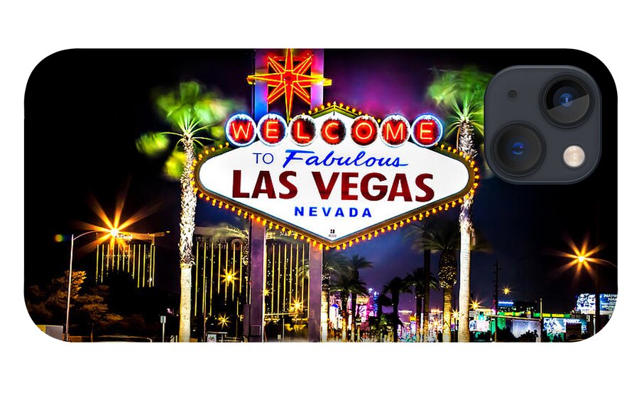 Las Vegas iPhone 13 Case featuring the photograph Las Vegas Sign by Az Jackson