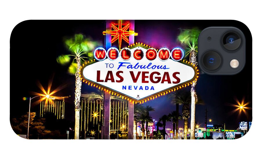 #faatoppicks iPhone 13 Case featuring the photograph Las Vegas Sign by Az Jackson