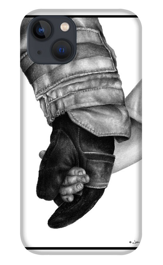 Firefighter iPhone 13 Case featuring the drawing Legacy by Jodi Monroe