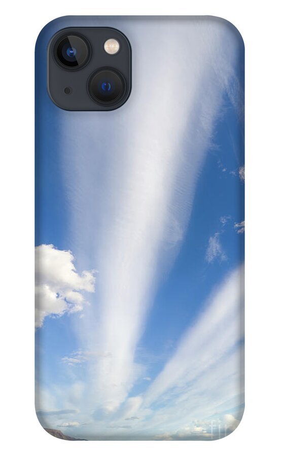 00346024 iPhone 13 Case featuring the photograph Lenticular And Cumulus Clouds Patagonia by Yva Momatiuk and John Eastcott
