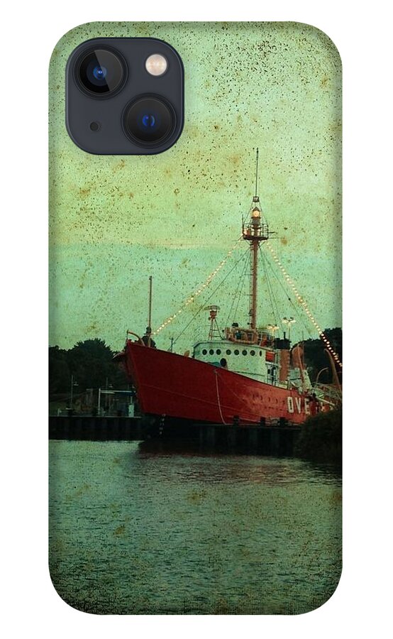 Overfalls iPhone 13 Case featuring the photograph Lewes - Overfalls Lightship 1 by Richard Reeve