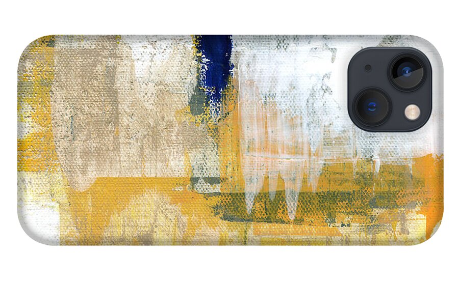 Abstract iPhone 13 Case featuring the painting Light Of Day 2 by Linda Woods