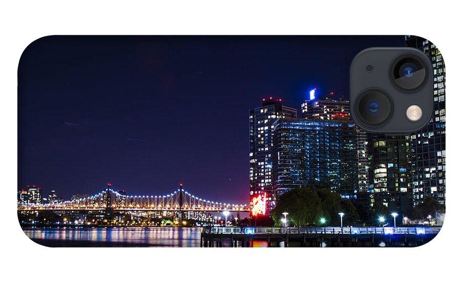 New York City iPhone 13 Case featuring the photograph Lights of Long Island City by GeeLeesa Productions