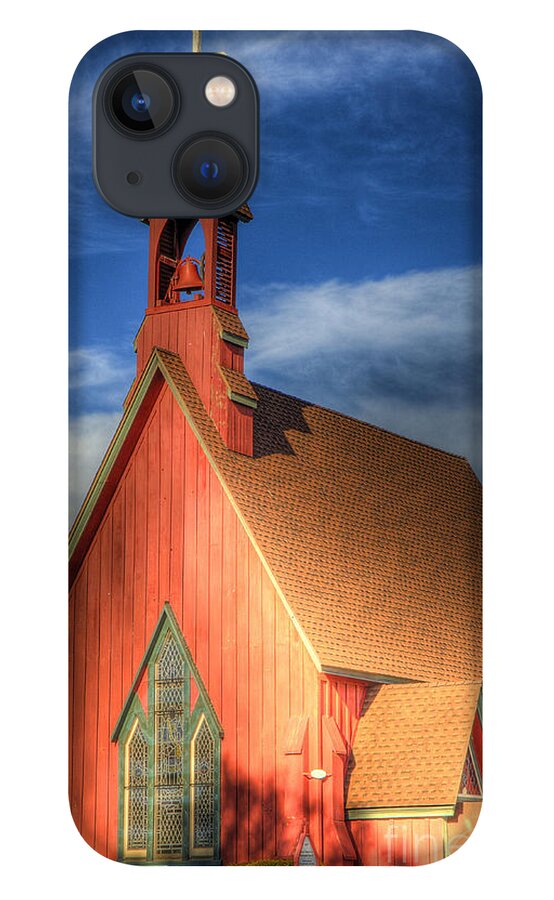 Hdr Process iPhone 13 Case featuring the photograph Lil' Church on the Pray're by Mathias 