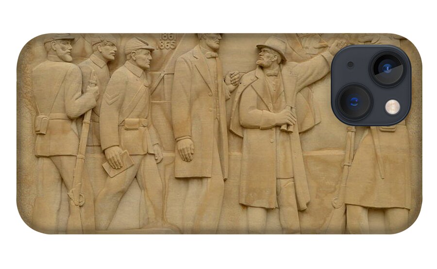 Lincoln iPhone 13 Case featuring the photograph Lincoln Memorial Wall Washington by Stacie Siemsen