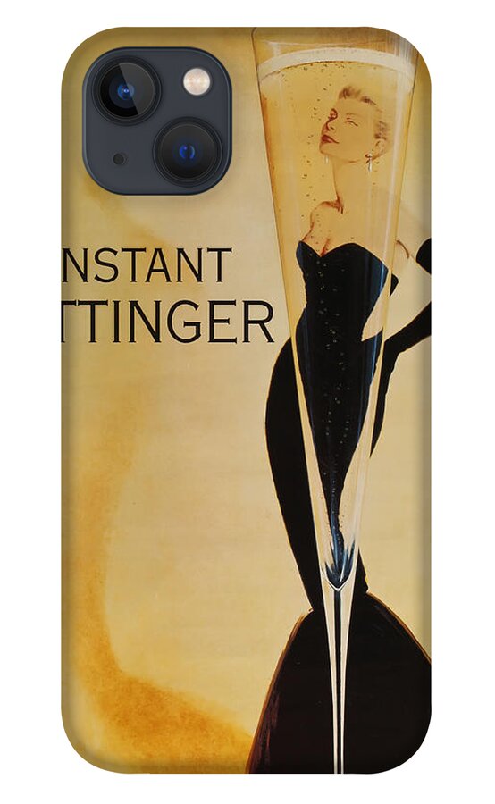 L'instant Taittanger iPhone 13 Case featuring the digital art L'Instant Taittinger by Georgia Fowler