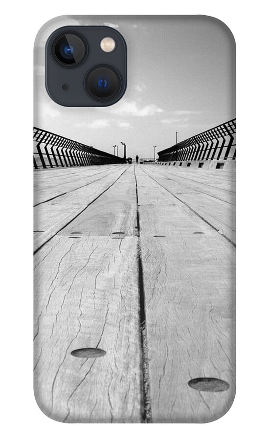 Pier iPhone 13 Case featuring the photograph Lonely Vanishing Point by Anthony Davey