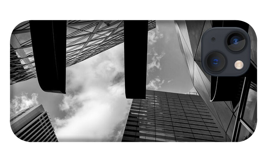 Downtown iPhone 13 Case featuring the photograph Looking up in Downtown Tokyo by Dean Harte