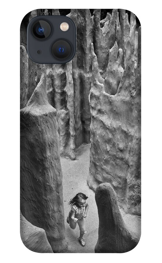 Fantasy iPhone 13 Case featuring the photograph Lost in a Black and White Dream by Mary Lee Dereske