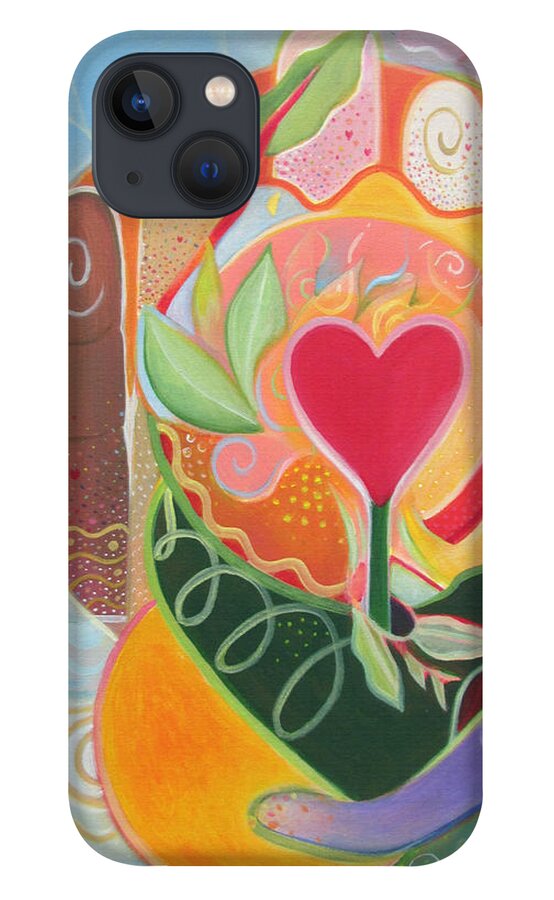Love iPhone 13 Case featuring the painting Love Is Love by Helena Tiainen