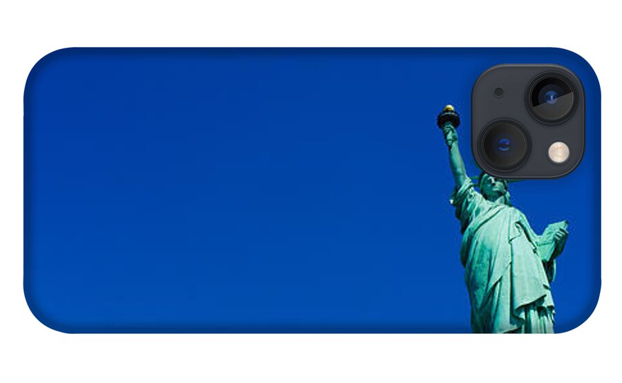 Photography iPhone 13 Case featuring the photograph Low Angle View Of Statue Of Liberty by Panoramic Images
