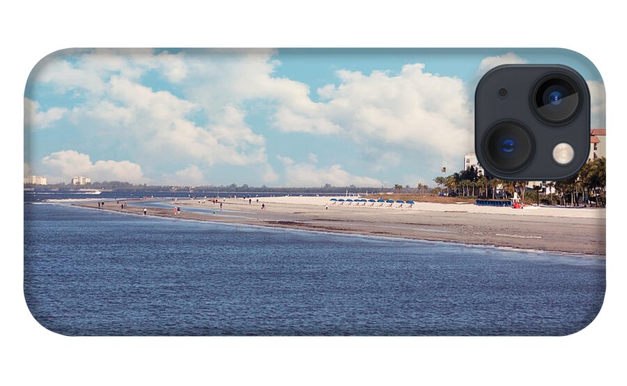 Pier iPhone 13 Case featuring the photograph Low Tide - Fort Myers Beach by Kim Hojnacki