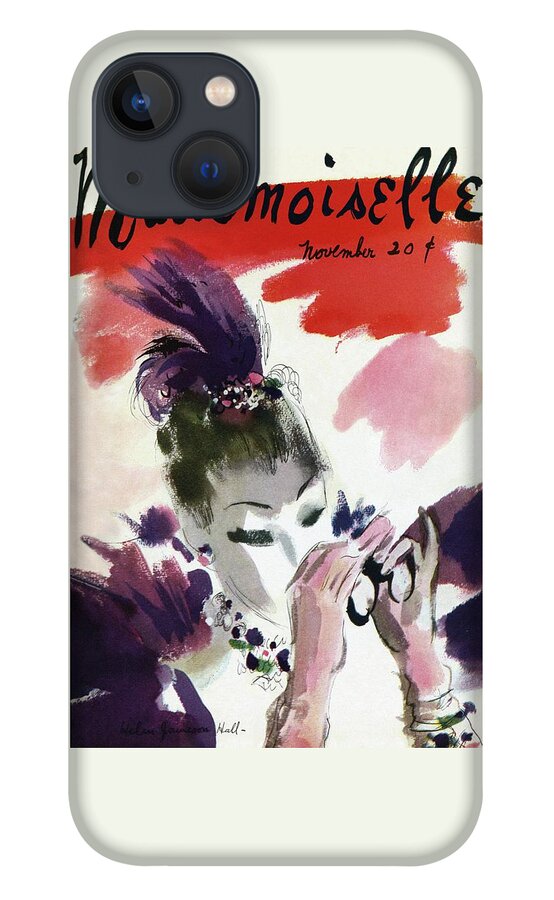 Mademoiselle Cover Featuring A Woman Looking iPhone 13 Case