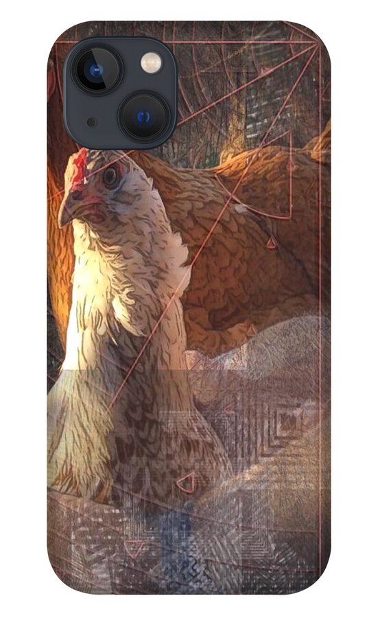 Chickens iPhone 13 Case featuring the photograph Magic land by Suzy Norris
