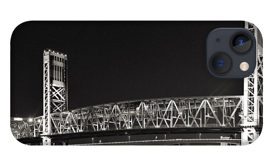 Main iPhone 13 Case featuring the photograph Main Street Bridge Jacksonville Florida by Alexandra Till