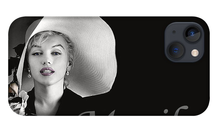 Marilyn Monroe iPhone 13 Case featuring the digital art Marilyn Monroe by Gary Baird
