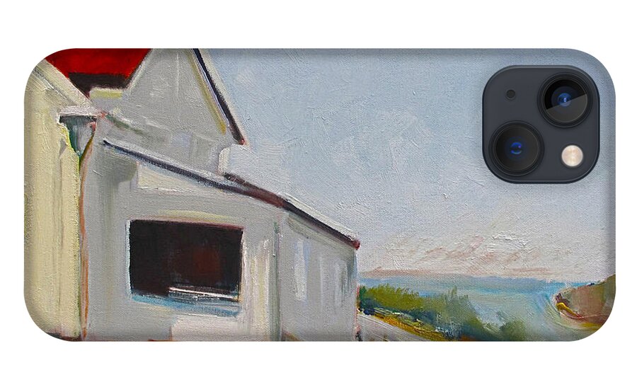 House iPhone 13 Case featuring the painting Marin Headlands House by Suzanne Giuriati Cerny
