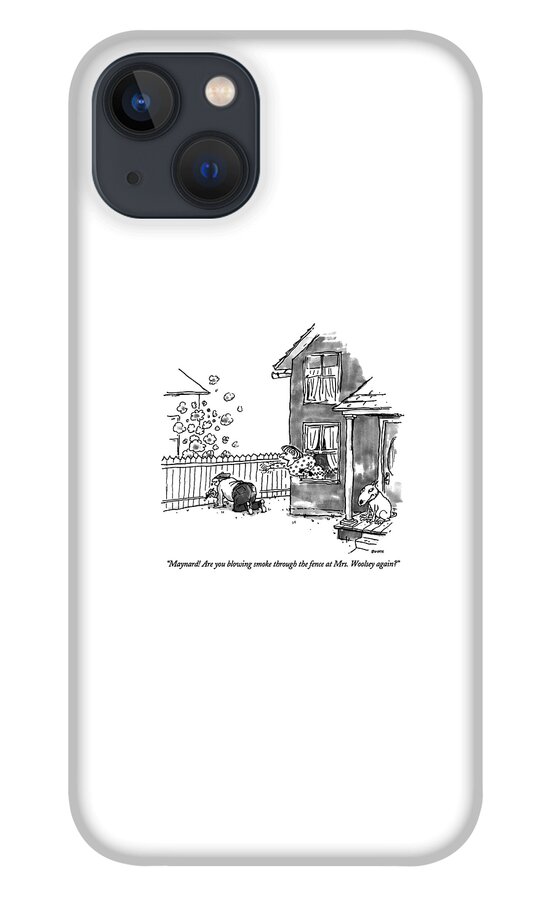 Maynard!  Are You Blowing Smoke Through The Fence iPhone 13 Case