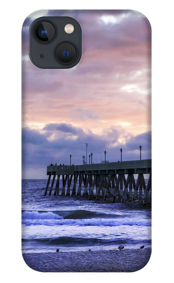 Color iPhone 13 Case featuring the photograph Mercer's Pier -3 by Alan Hausenflock