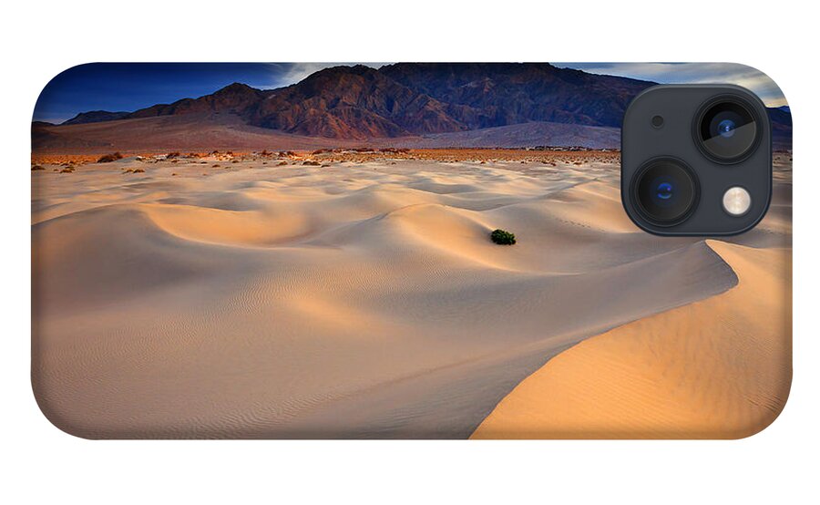 Death Valley iPhone 13 Case featuring the photograph Mesquite Gold by Darren White