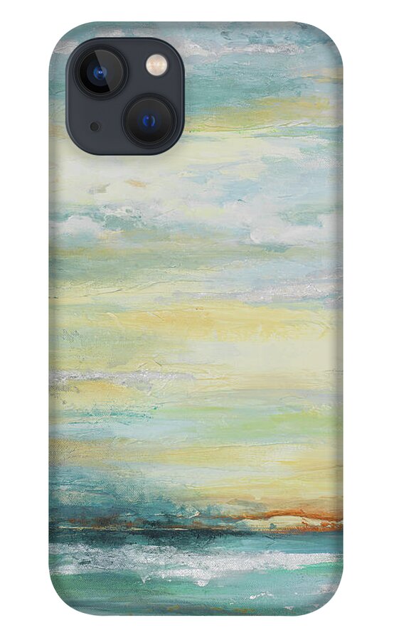 Misty iPhone 13 Case featuring the painting Misty Morning by Patricia Pinto