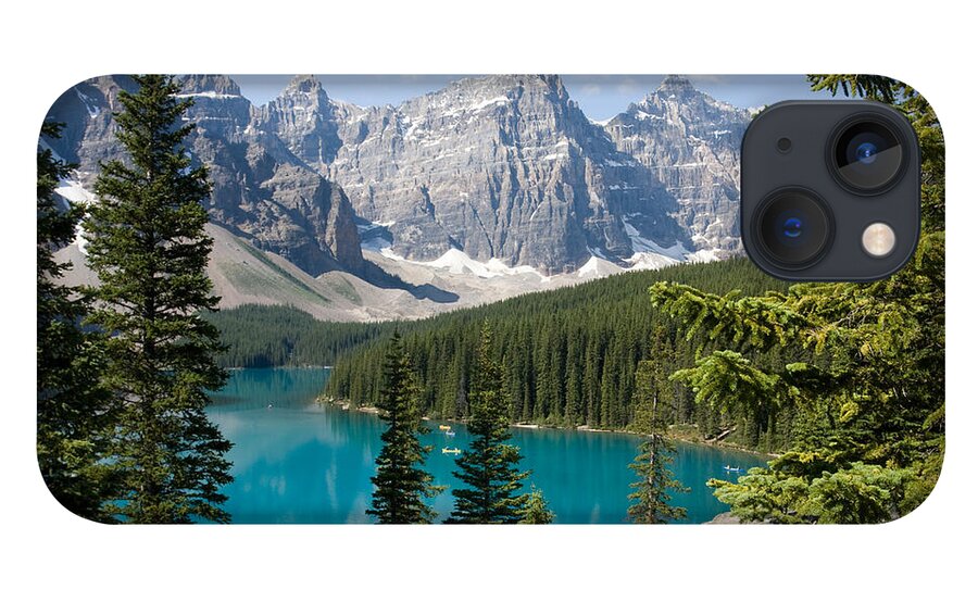 Moraine Lake iPhone 13 Case featuring the photograph Moraine Lake by Chris Scroggins