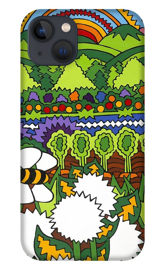 Gardens iPhone 13 Case featuring the painting Mother Earth by Rojax Art