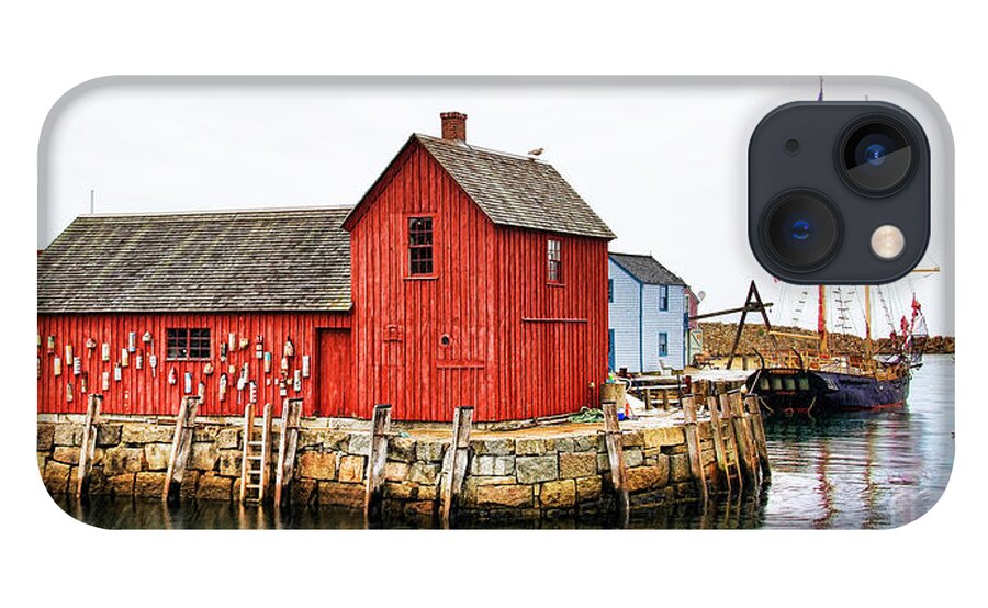 Motif #1 iPhone 13 Case featuring the photograph Motif Number 1 Rockport MA by Jack Schultz