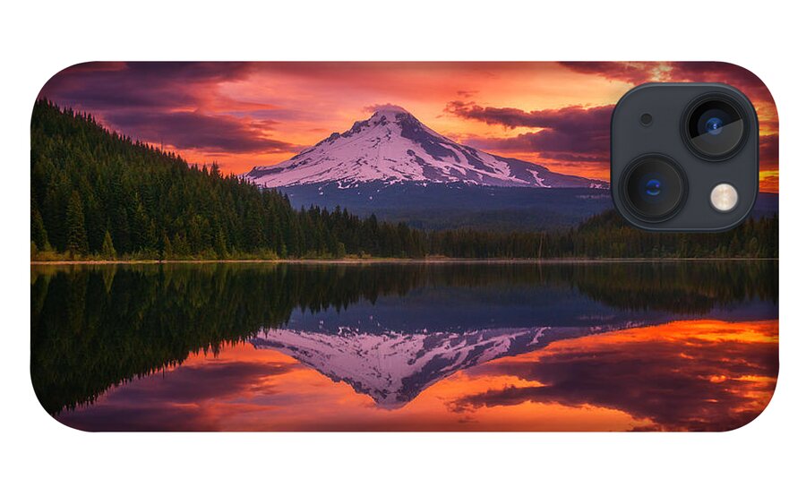 Lake iPhone 13 Case featuring the photograph Mount Hood Sunrise by Darren White