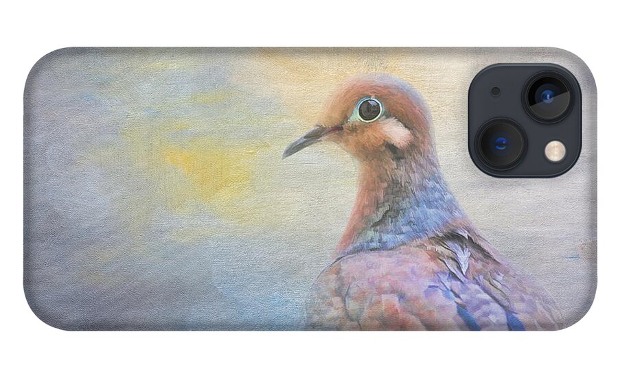 Mourning Dove iPhone 13 Case featuring the digital art Mourning Dove Art by Jayne Carney
