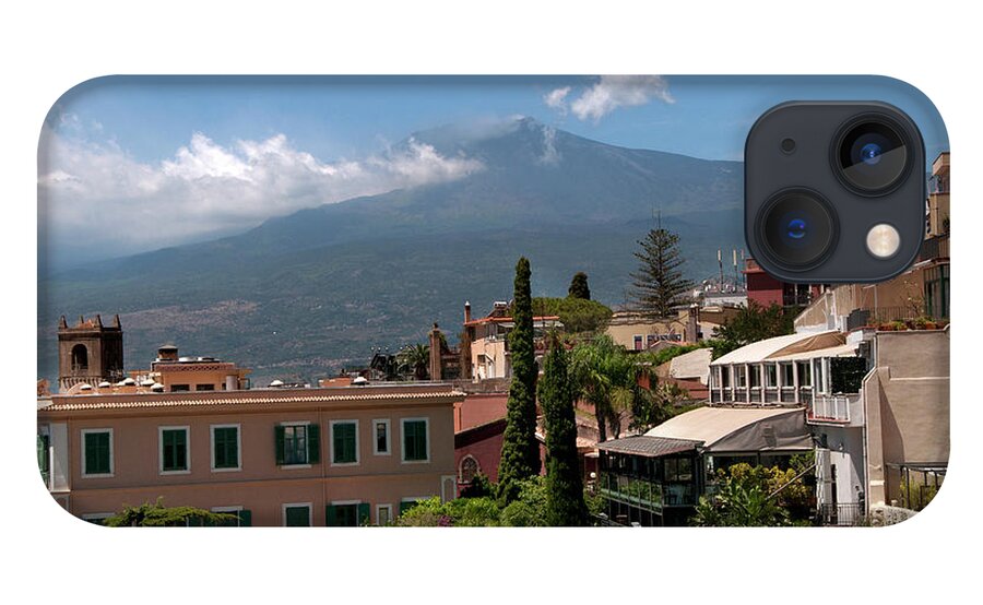 Tranquility iPhone 13 Case featuring the photograph Mt. Etna by Mitch Diamond