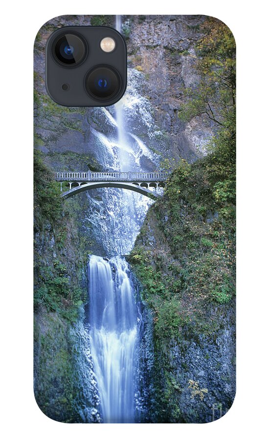 North America iPhone 13 Case featuring the photograph Multnomah Falls Columbia River Gorge by Dave Welling