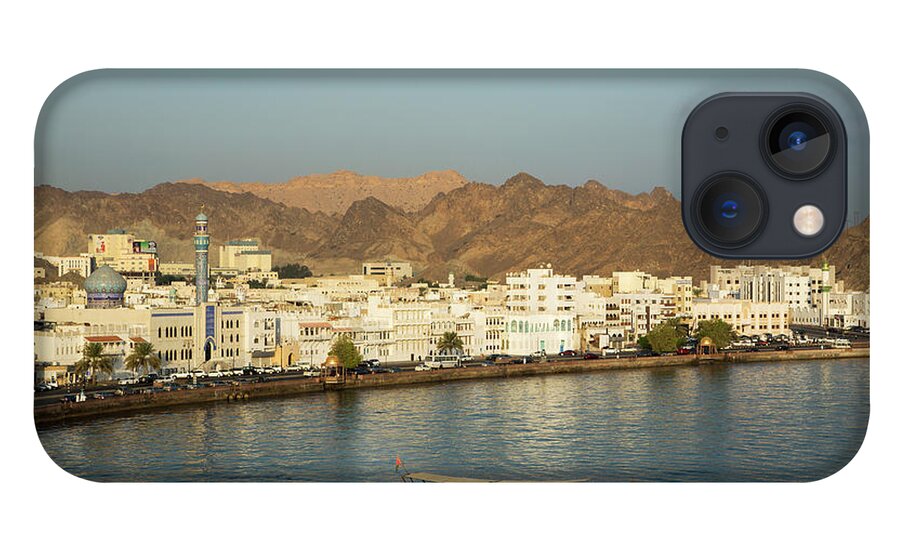 Scenics iPhone 13 Case featuring the photograph Muscat Skyline And Waterfront by Cultura Exclusive/lost Horizon Images