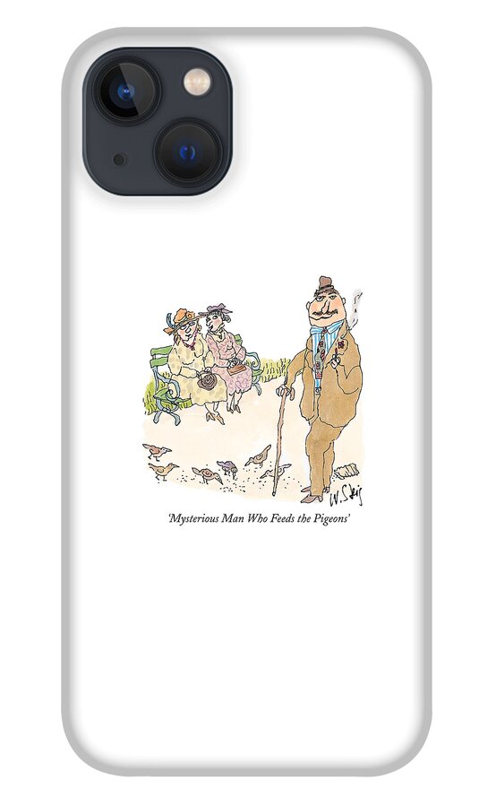 'mysterious Man Who Feeds The Pigeons' iPhone 13 Case