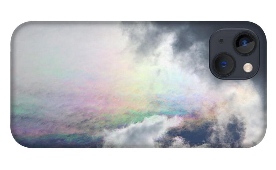 00346013 iPhone 13 Case featuring the photograph Nacreous Clouds And Evening Sun by Yva Momatiuk John Eastcott