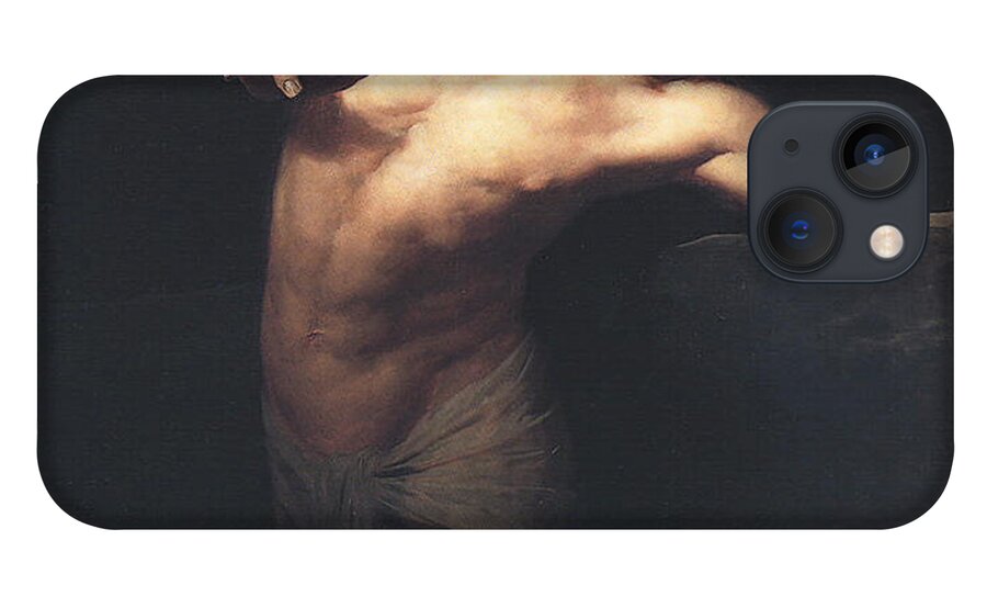 Narcissus iPhone 13 Case featuring the painting Narcissus by Gyula Benczur